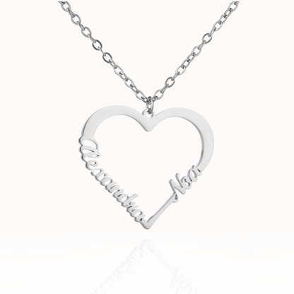 Colar Amor em Forma de Coração Personalizado