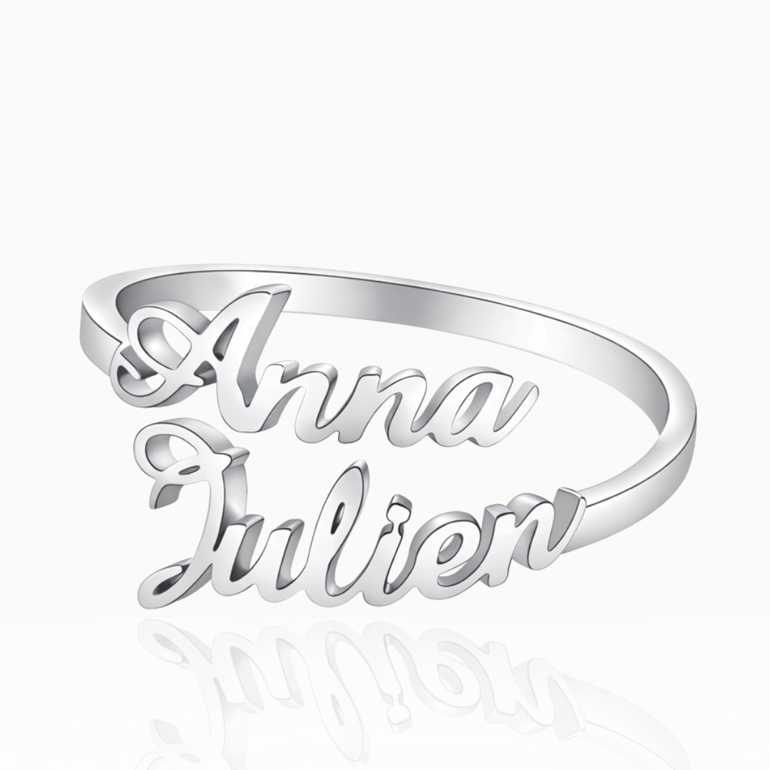 Anel Personalizado com Dois Nomes