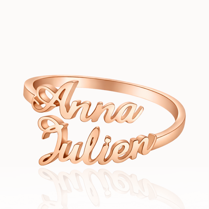 Anel Personalizado com Dois Nomes