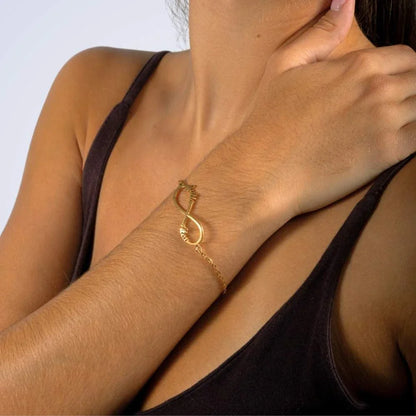 Pulseira Infinito Personalizada
